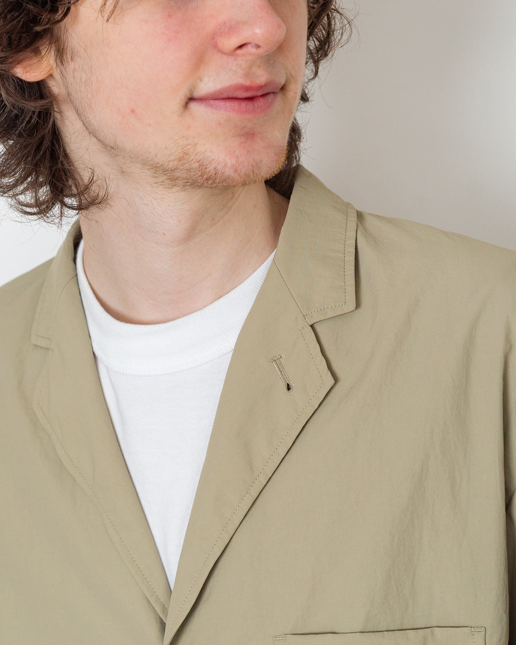 Lapel Jacket - Beige