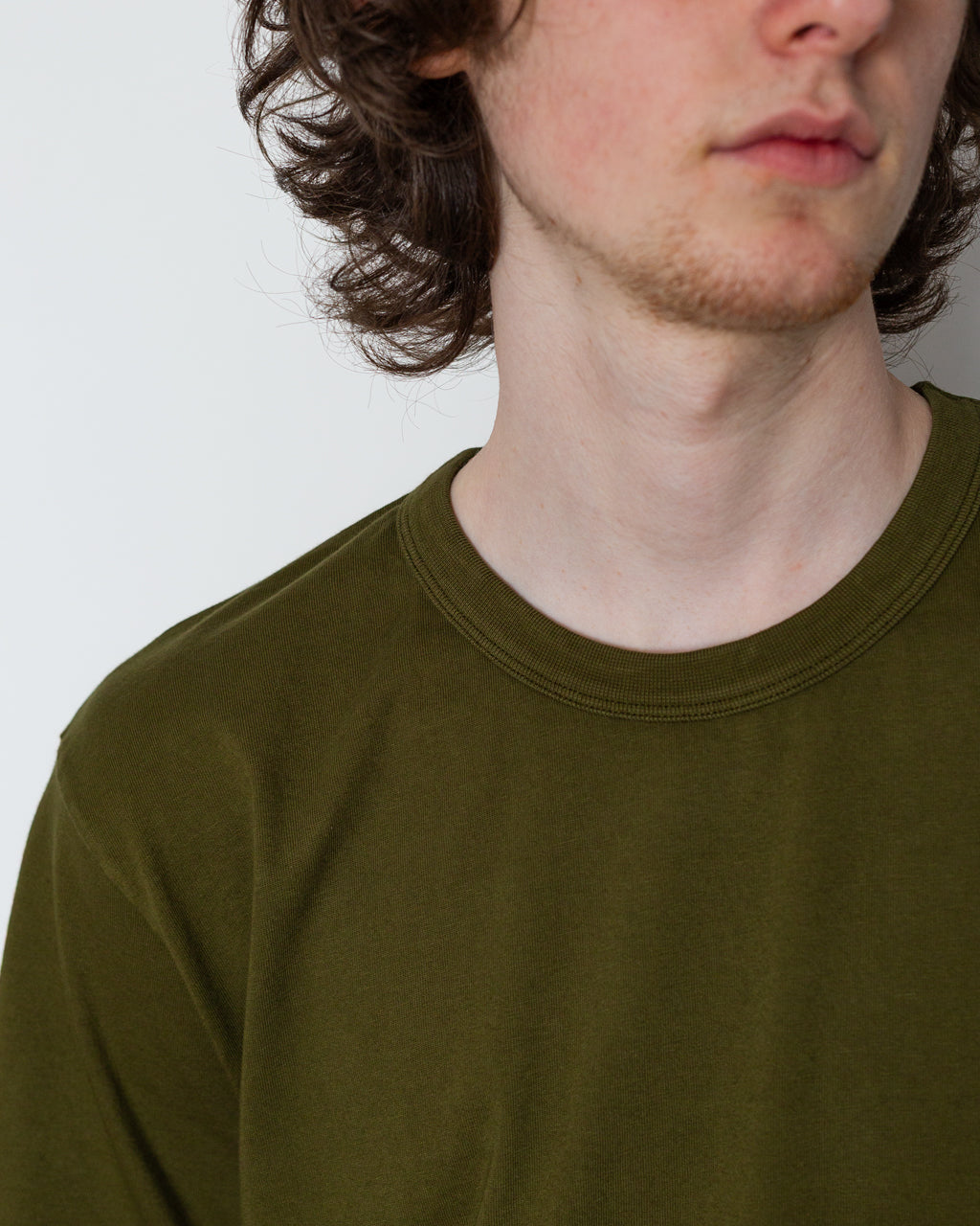 Initial Tee - Olive