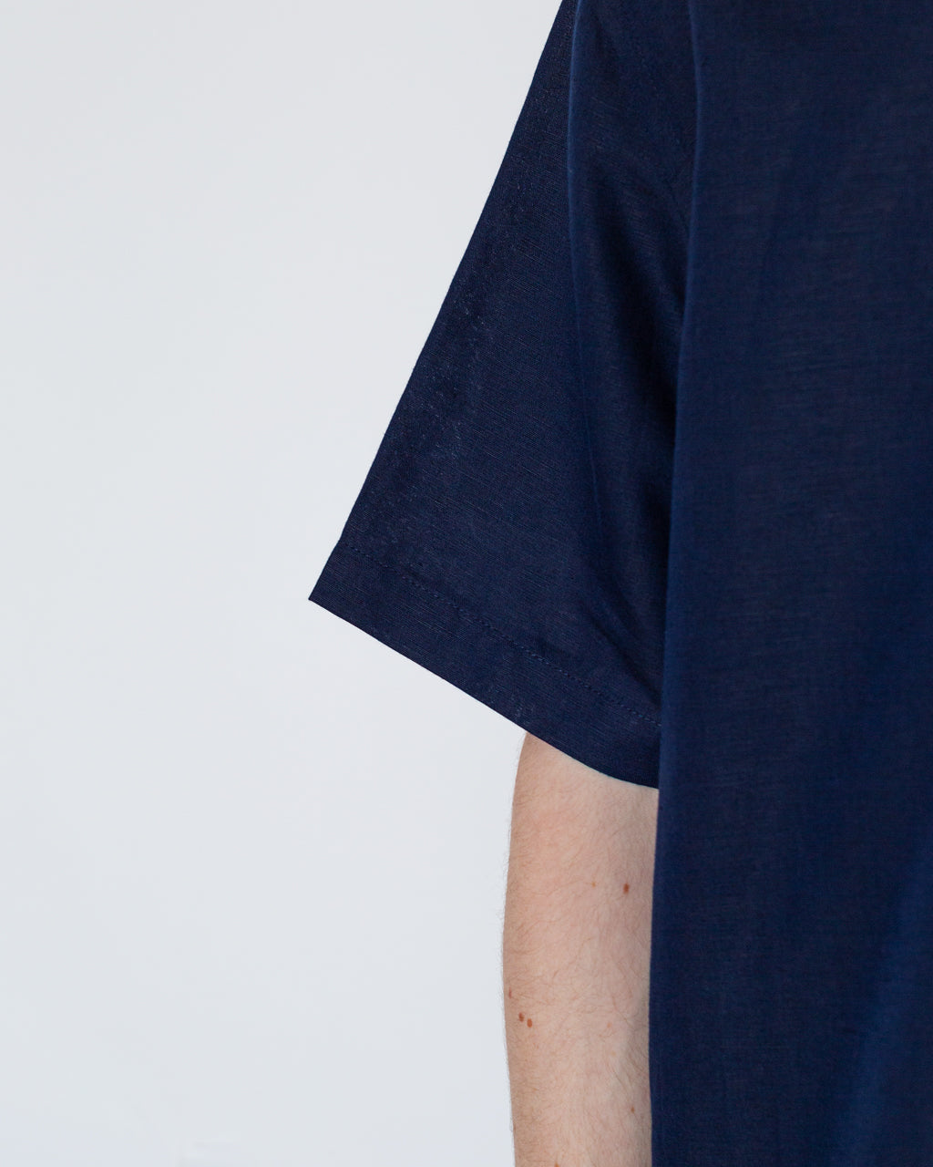 Camp Shirt - Navy Linen