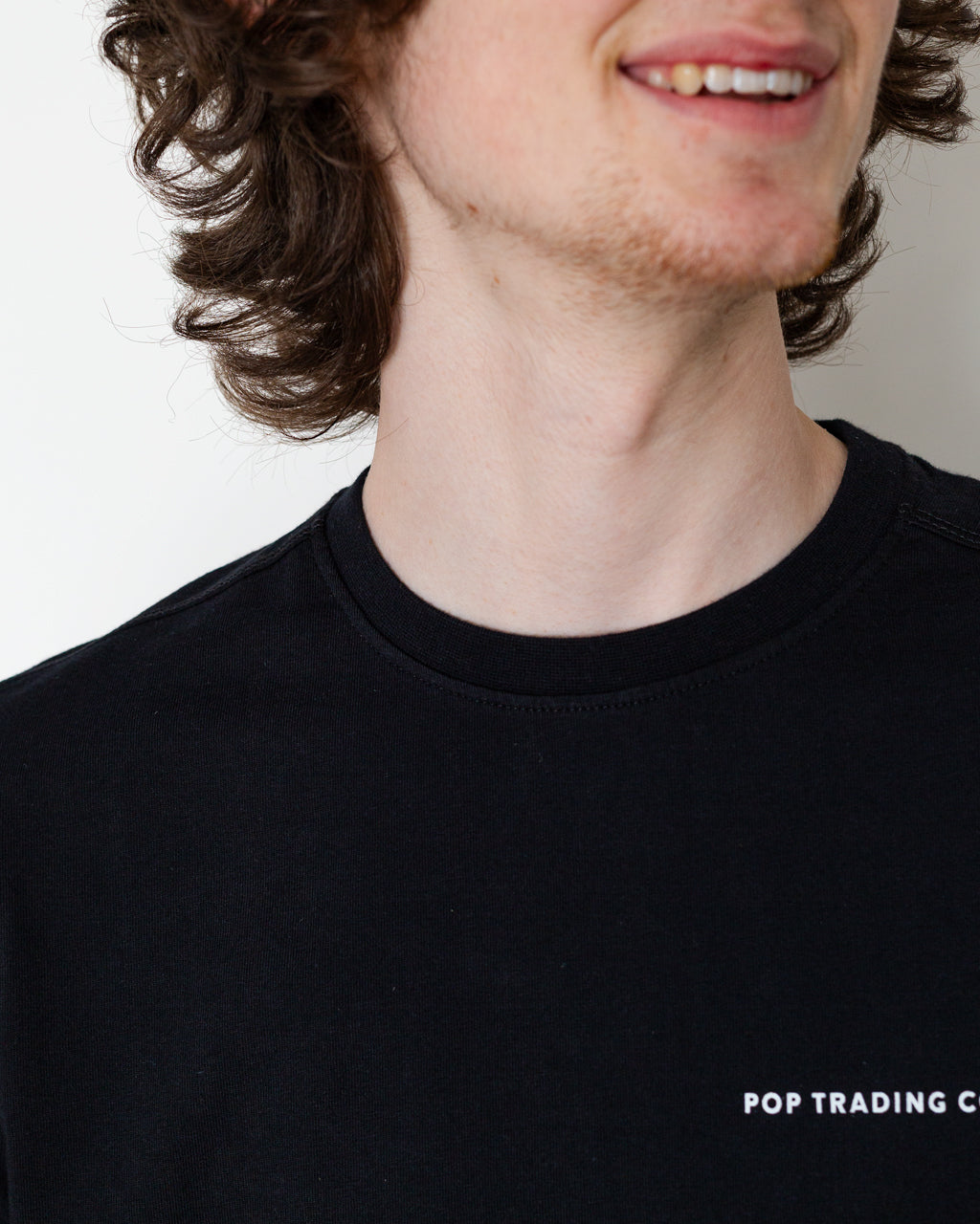 Pop Logo T-Shirt - Black