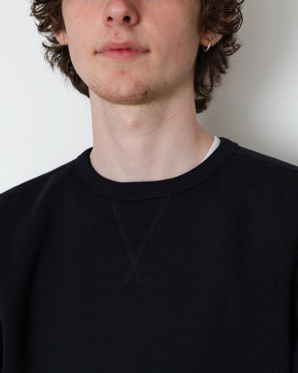 Pop Logo Crewneck Sweatshirt - Black
