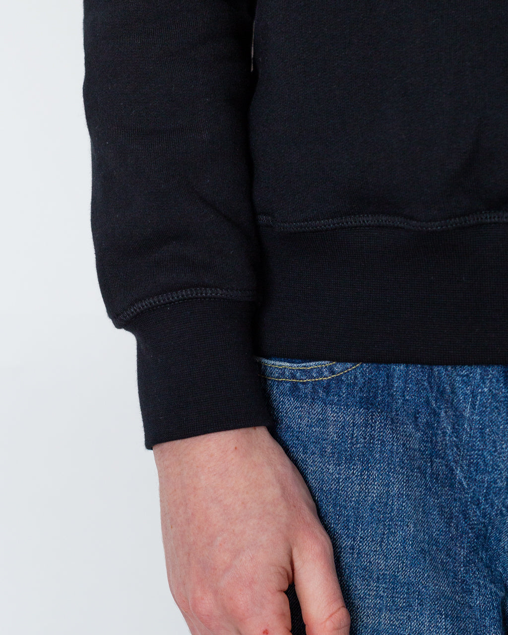 Pop Logo Crewneck Sweatshirt - Black