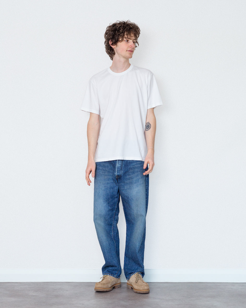 Initial Tee - White