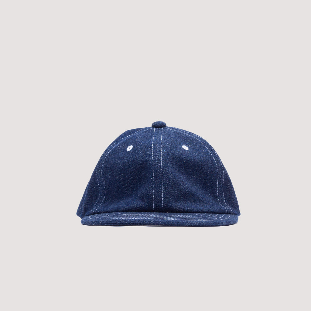 6 Panel Herringbone - Indigo