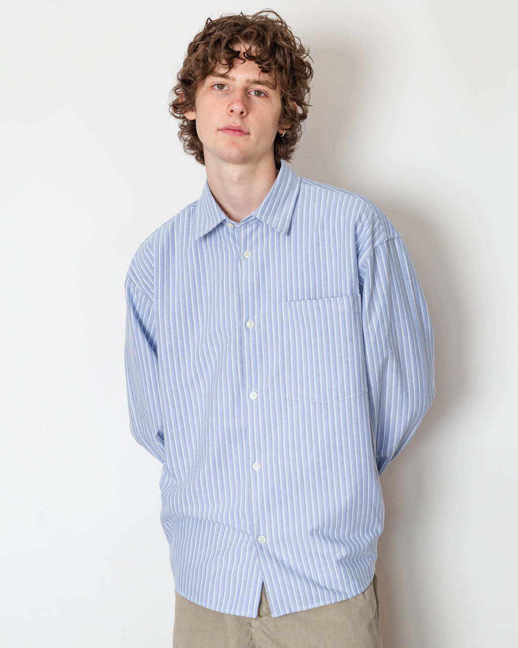 Volund Oxford Shirt - Blue Bonnet/White