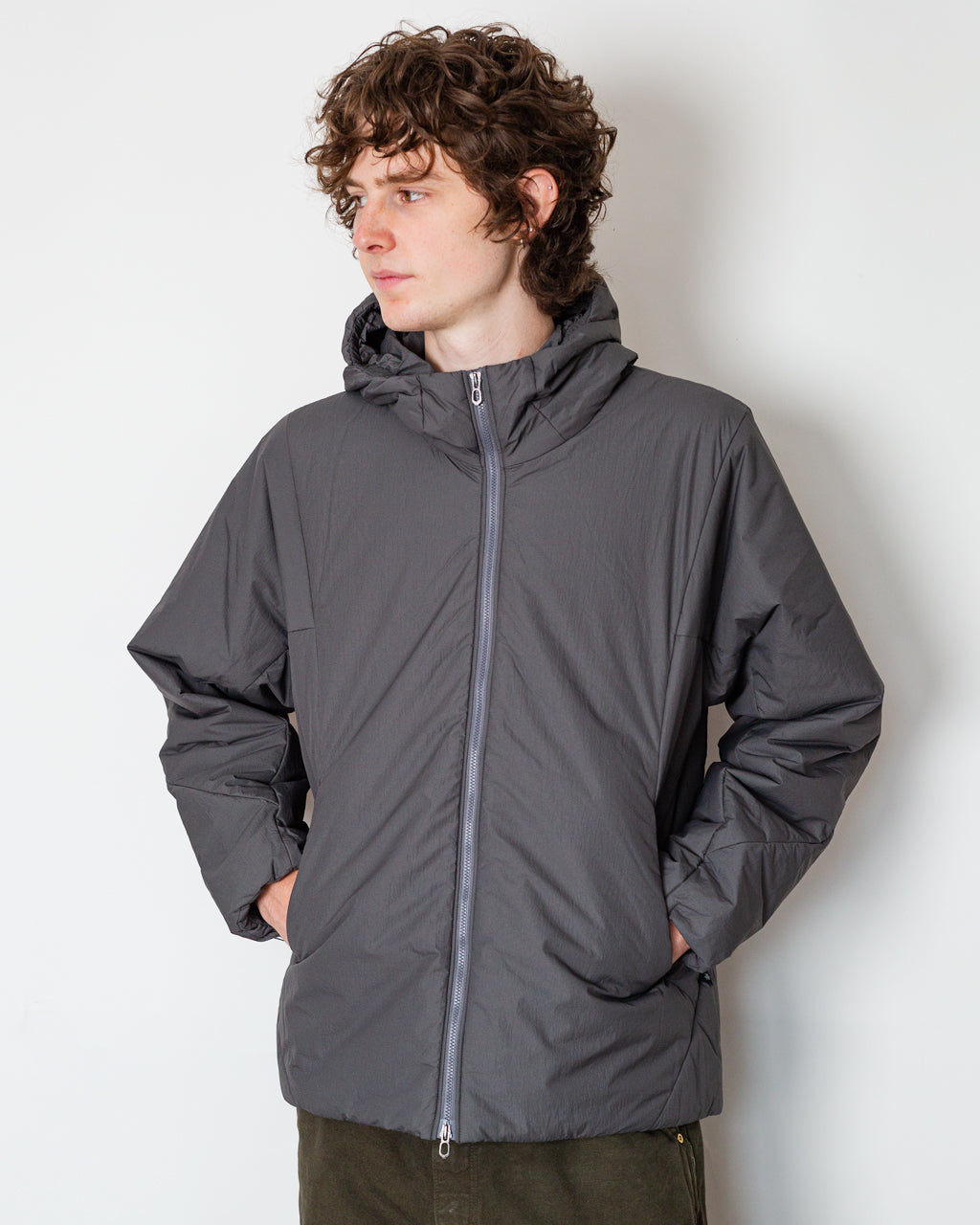 Tsubai Insulated Hoodie - Lunar Grey