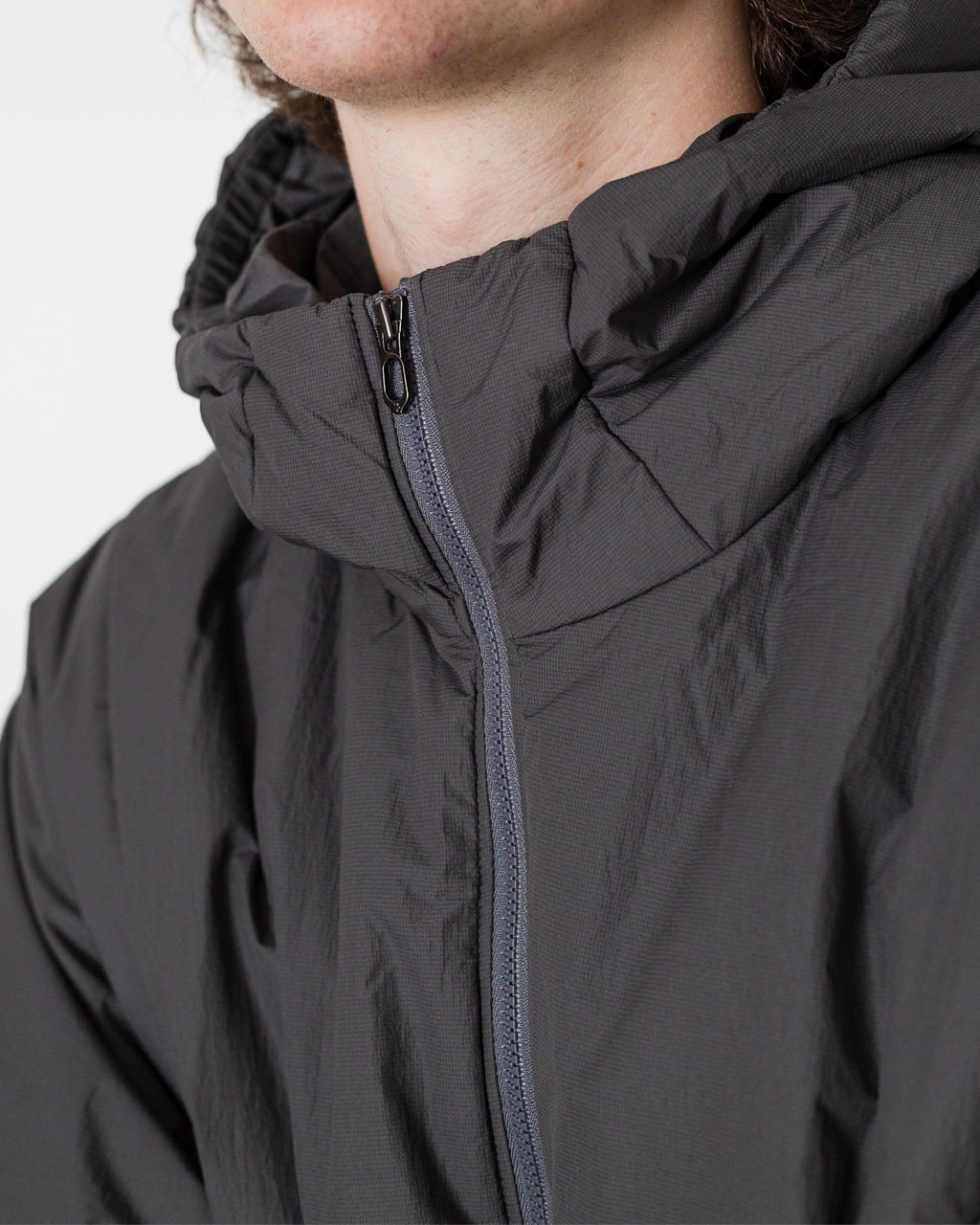 Tsubai Insulated Hoodie - Lunar Grey