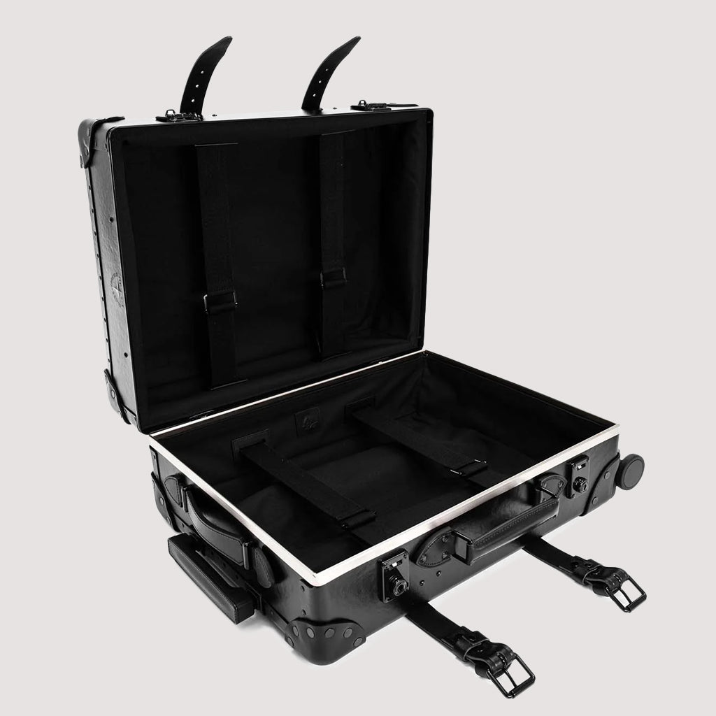 Centenary Four Wheel Carry-On Case - Black/Black/Black