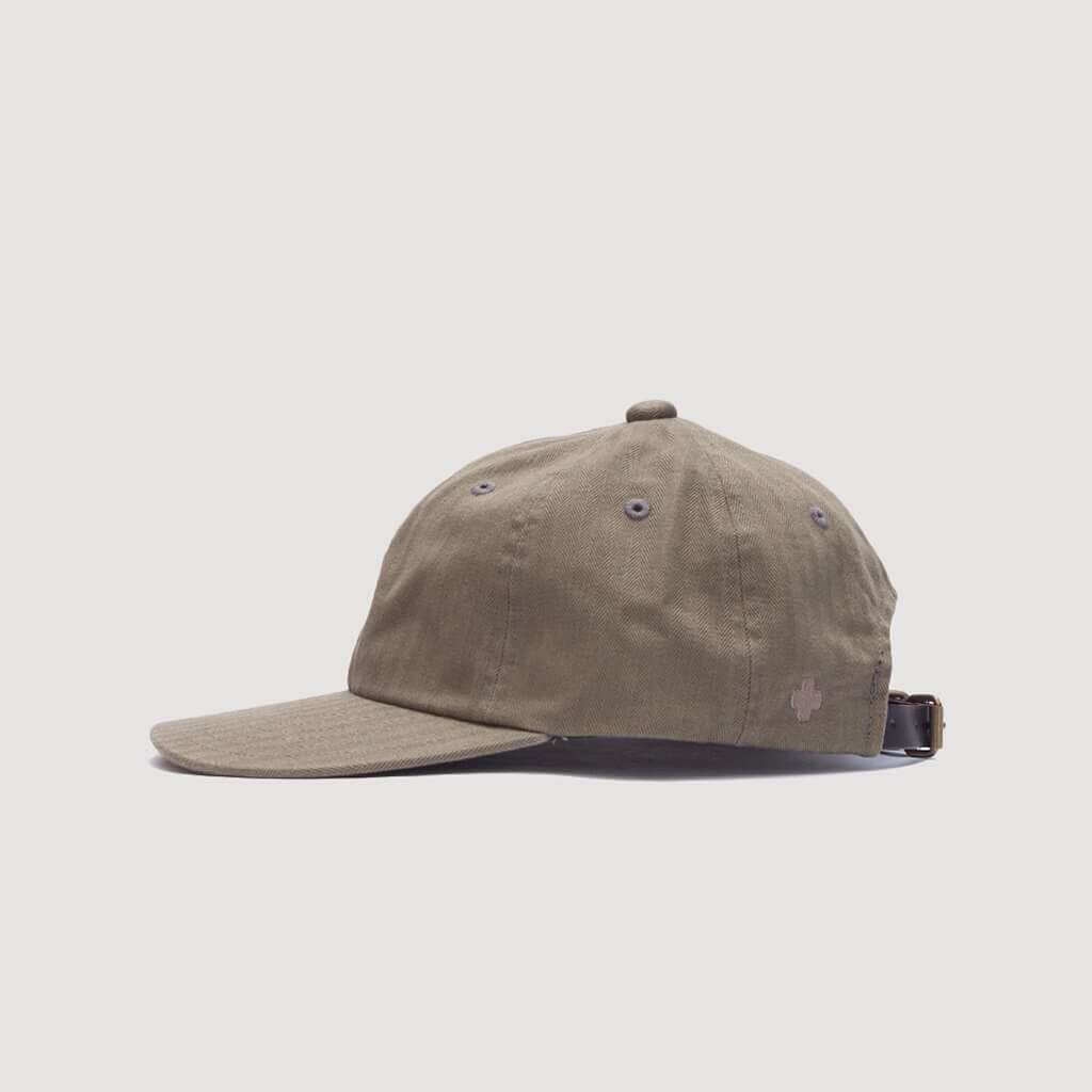 6 Panel Herringbone - Olive